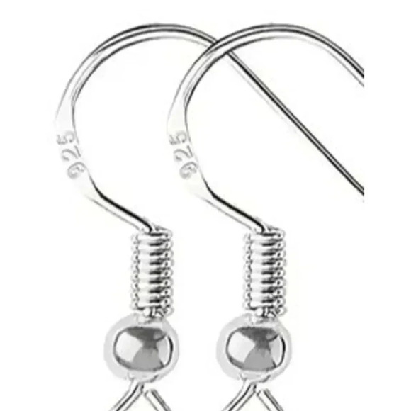 NWT..saltlife howlite turquoise turtles .925 silver earrings.. - Picture 2 of 3